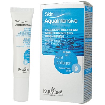 Crema de lux pentru ochi si pleoape Hidratare & Iluminare Farmona Skin Aqua Intensive, 15 ml Crema de lux pentru ochi si pleoape Hidratare & Iluminare Farmona Skin Aqua Intensive, 15 ml