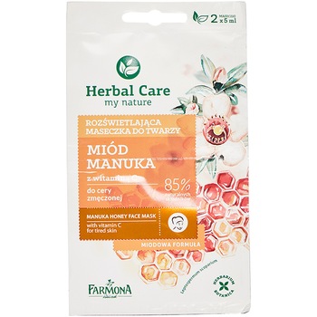 Masca de fata cu miere de manuka Farmona Herbal Care, 2 x 5 ml Masca de fata cu miere de manuka Farmona Herbal Care, 2 x 5 ml