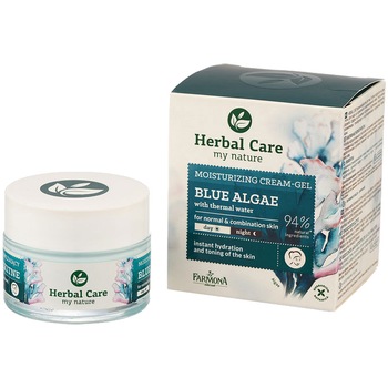 Crema hidratanta cu alge albastre si apa termala Farmona Herbal Care, 50 ml Crema hidratanta cu alge albastre si apa termala Farmona Herbal Care, 50 ml