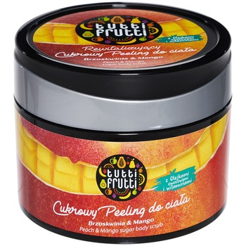 Sugar scrub de corp Farmona Tutti Frutti Piersici&Mango, 300 g Sugar scrub de corp Farmona Tutti Frutti Piersici&Mango, 300 g