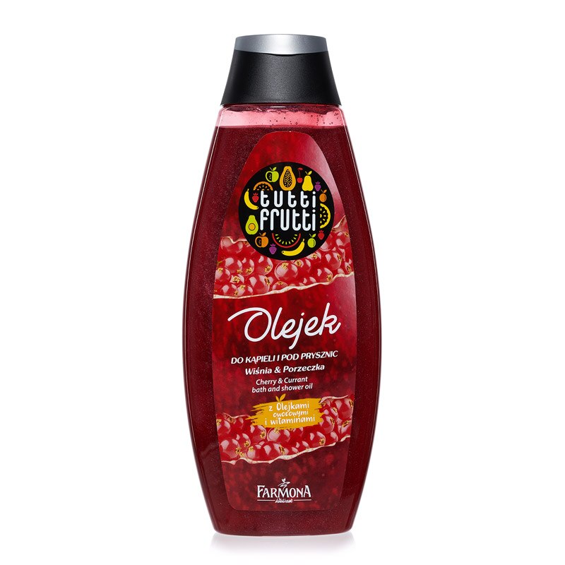 Gel de baie si dus Farmona Tutti Frutti Visine&Coacaze rosii, 425 ml