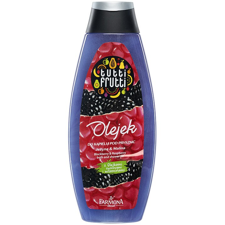 Gel de baie si dus Farmona Tutti Frutti Mure&Zmeura, 425 ml