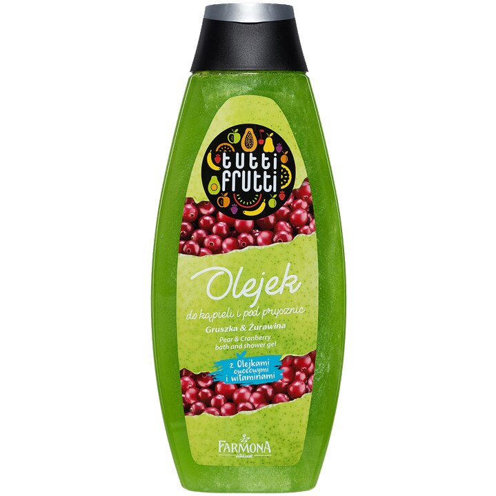 Gel de baie si dus Farmona Tutti Frutti Pere&Merisoare, 425ml