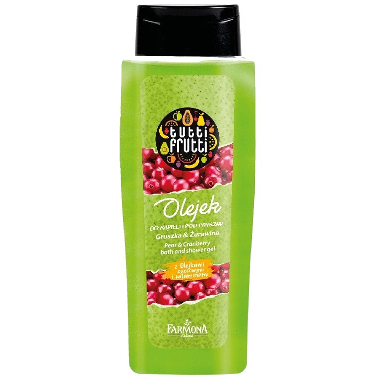 Gel de baie si dus Farmona Tutti Frutti Pere&Merisoare, 100 ml