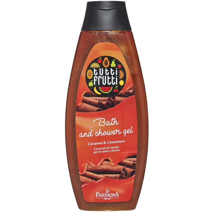 Gel de baie si dus Farmona Tutti Frutti Caramel&Scortisoara, 425 ml