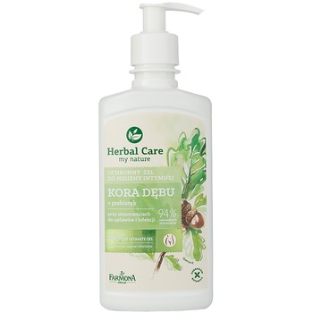 Gel protector cu extract de coaja de stejar + prebiotice Farmona Herbal Care, 330 ml Gel protector cu extract de coaja de stejar + prebiotice Farmona Herbal Care, 330 ml