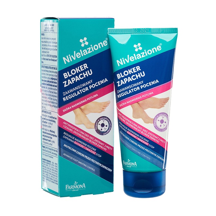 Blocker pentru transpiratia picioarelor Farmona Nivelazione, 75 ml