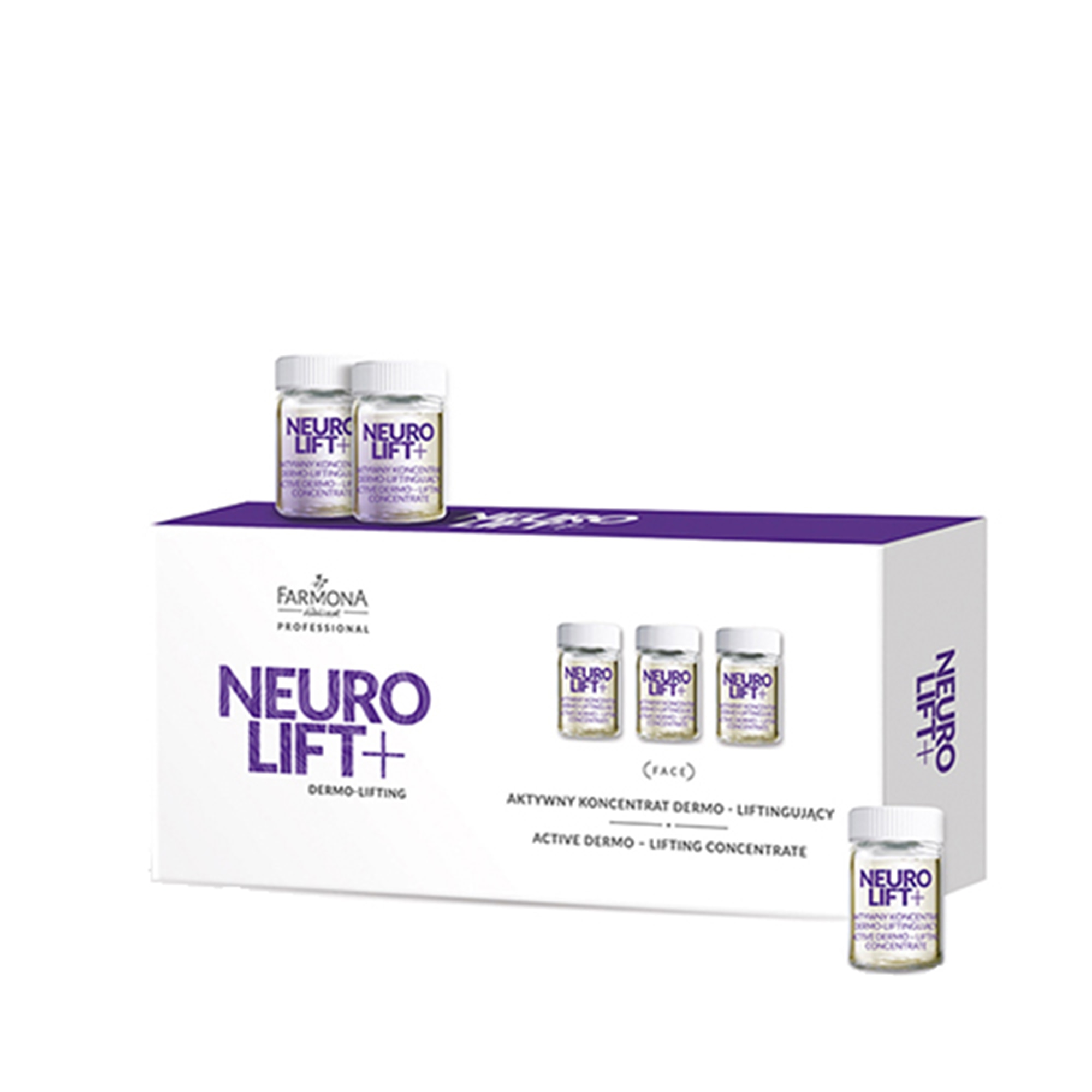 Concentrat dermo-lifting fiole zi/noapte Farmona Neuro Lift +, 10 x 5 ml
