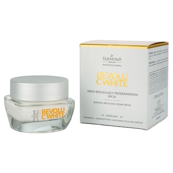 Crema pentru reducerea petelor Farmona Revolu C-White SPF 30, 50 ml Crema pentru reducerea petelor Farmona Revolu C-White SPF 30, 50 ml