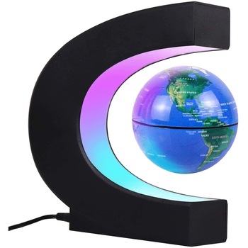 Glob Pamantesc care leviteaza cu leduri Glob Pamantesc care leviteaza cu leduri