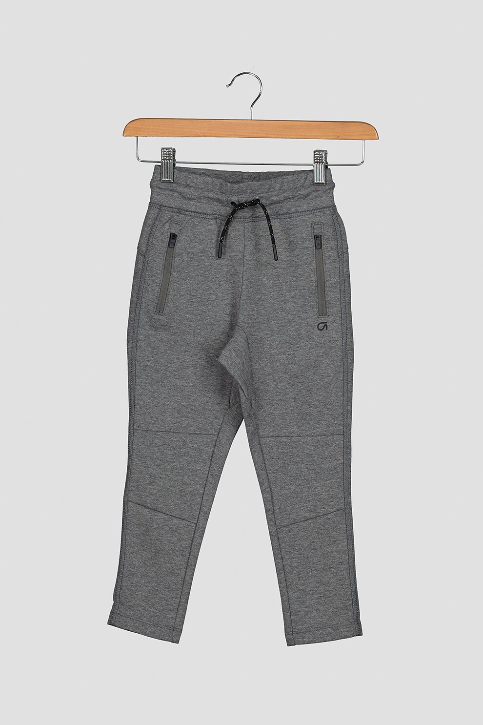 GAP, Pantaloni sport conici cu snur de ajustare, Gri inchis