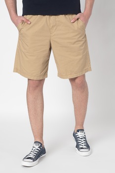 GAP, Bermude cu snur de ajustare in talie, Maro camel, S GAP, Bermude cu snur de ajustare in talie, Maro camel, S