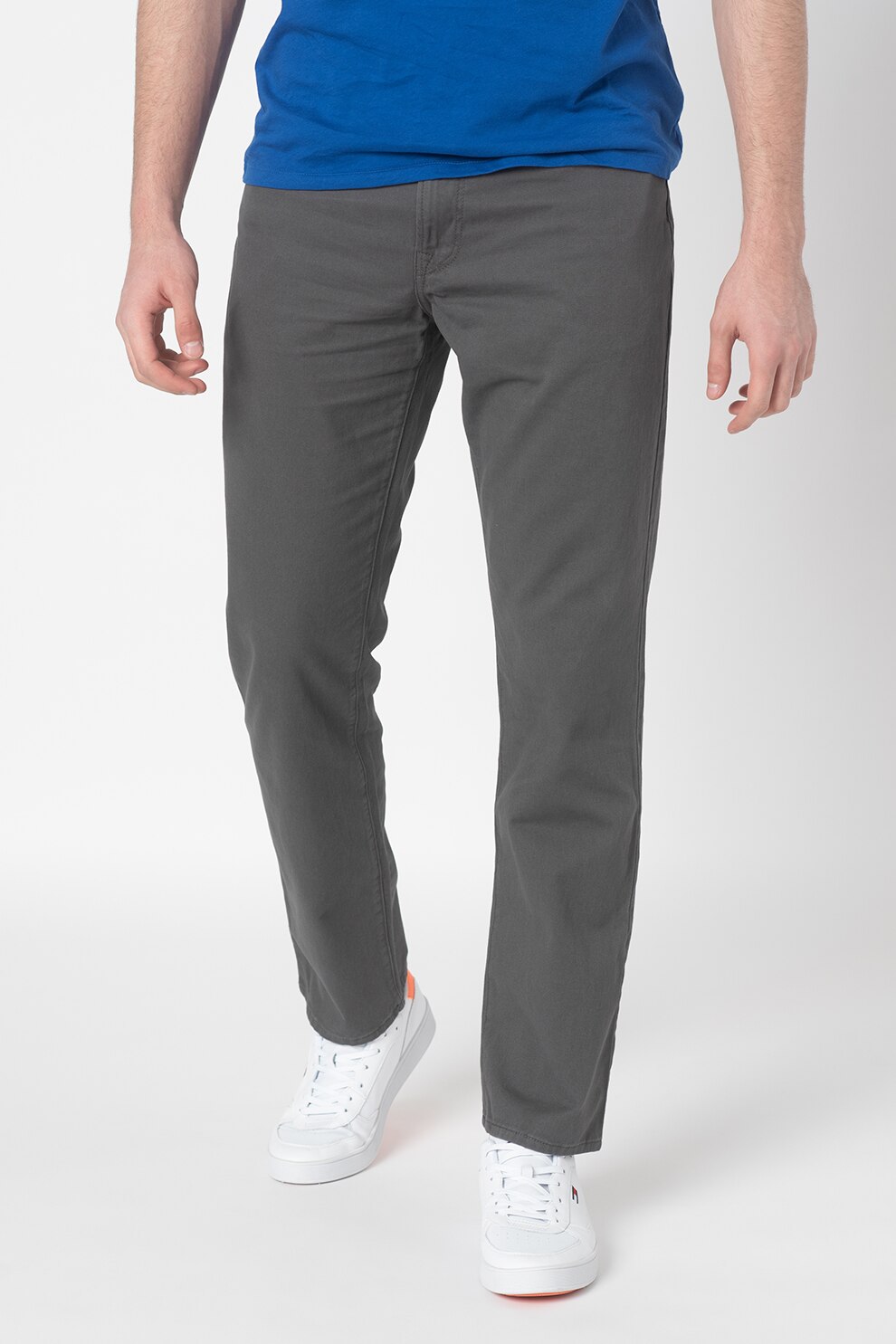 GAP, Pantaloni de bumbac, Gri inchis