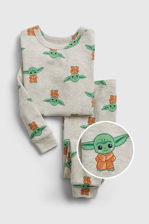 Gap Pijama Cu Model Starwars Baby Yoda Gri Verde Marin Maro Caramel 80 Cm Standard Emag Ro