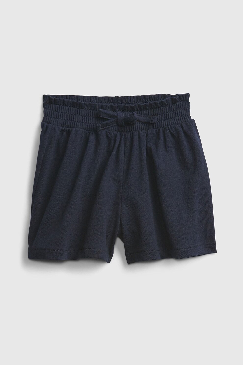 GAP, Pantaloni scurti cu talie elastica, Bleumarin inchis