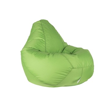 Fotoliu bile de polistiren, model interior si exterior, de culoare verde Fotoliu bile de polistiren, model interior si exterior, de culoare verde