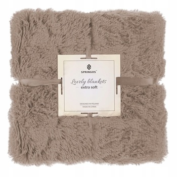 Patura plusata moale si calduroasa, cu 2 fete, dimensiune 160x200 cm, maro Patura plusata moale si calduroasa, cu 2 fete, dimensiune 160x200 cm, maro