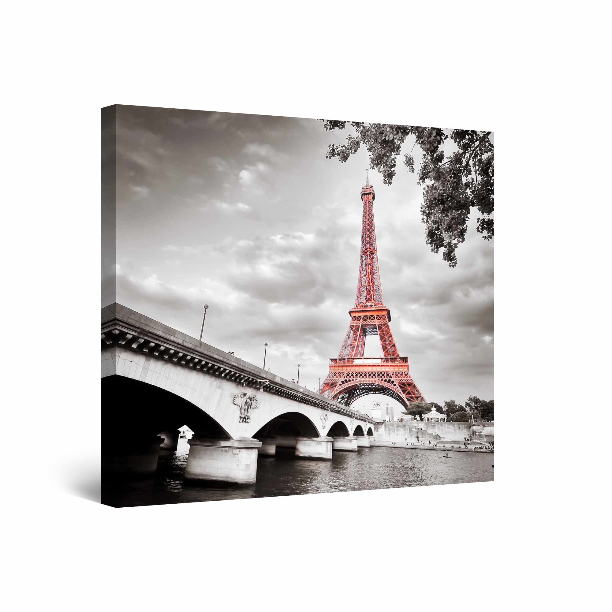 Tablou DualView Startonight Turnul Eiffel, luminos in intuneric, 60 cm x 60 cm