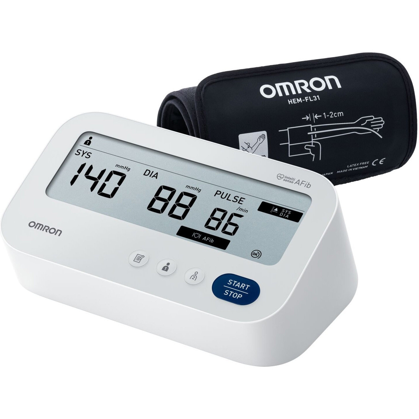 Omron HEM-7155-E + Adaptor