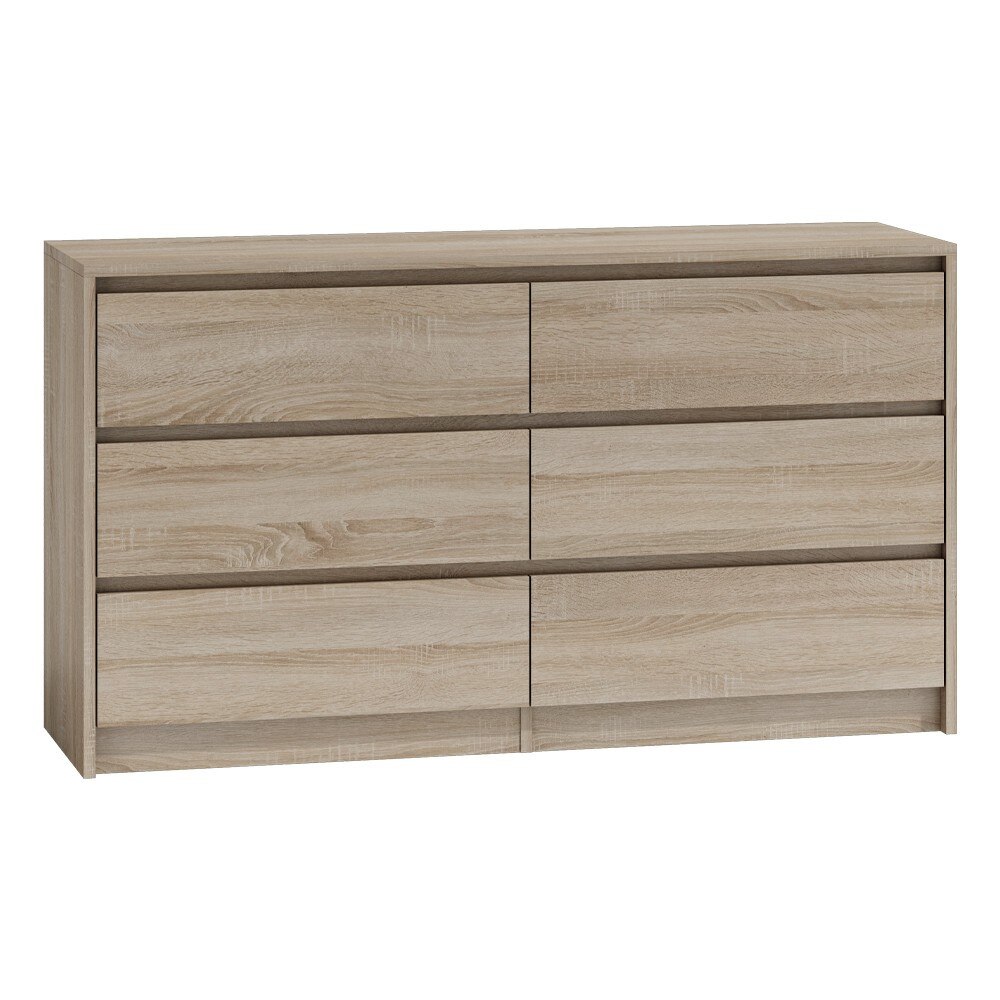 Comoda Odell K140 2X3, 138x40x75, sonoma