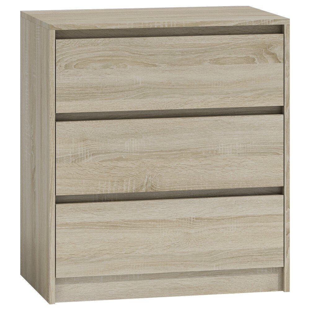 Dulap cu 3 sertare Odell K3, 70x43x78, sonoma