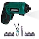 Surubelnita cu acumulator 4V, VONROC, CD507DC, cu 14 biti, Verde/Negru