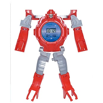 Ceas de mana digital AKU Robot Transformers 2 in 1, Pentru Copii culoare Rosu AK5035R Ceas de mana digital AKU Robot Transformers 2 in 1, Pentru Copii culoare Rosu AK5035R