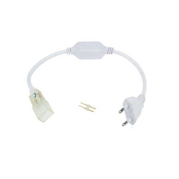 Cablu de alimentare LED flex Neon cu mufa si conector