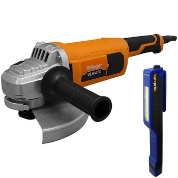 Masina de slefuit unghiulara Villager VLN 470, putere 2350 W, turatie 6500 rpm, diametru disc 230 mm, lanterna LED magnetica AgroPro Masina de slefuit unghiulara Villager VLN 470, putere 2350 W, turatie 6500 rpm, diametru disc 230 mm, lanterna LED magnetica AgroPro