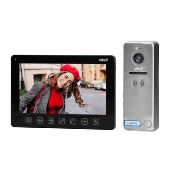 Videointerfon pentru o familie Vibell NOVEO ORNO OR-VID-EX-1057/B, color, monitor plat LCD 7 Videointerfon pentru o familie Vibell NOVEO ORNO OR-VID-EX-1057/B, color, monitor plat LCD 7