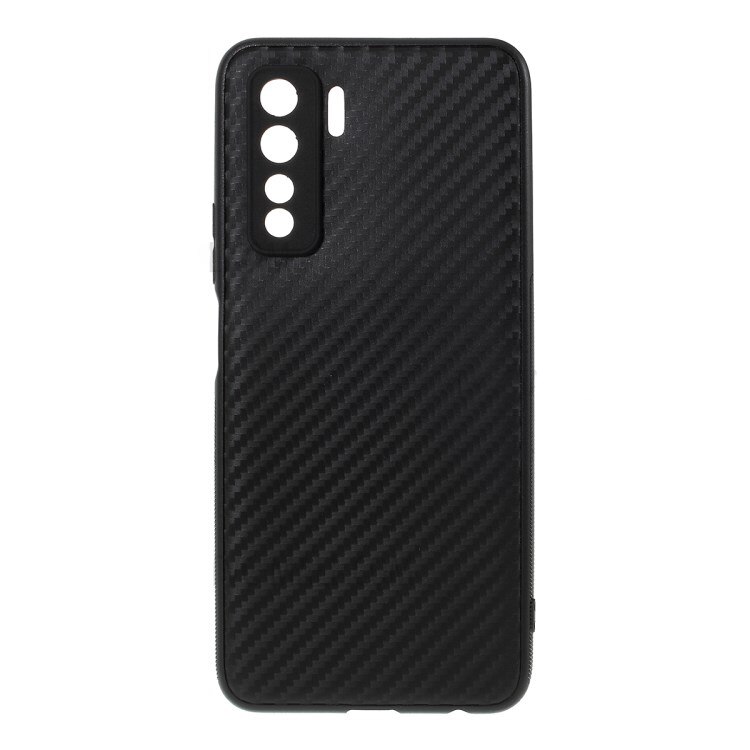 Husa compatibila cu Samsung Galaxy A32 4G - Textura Fibra de Carbon, Silicon TPU, Neagra