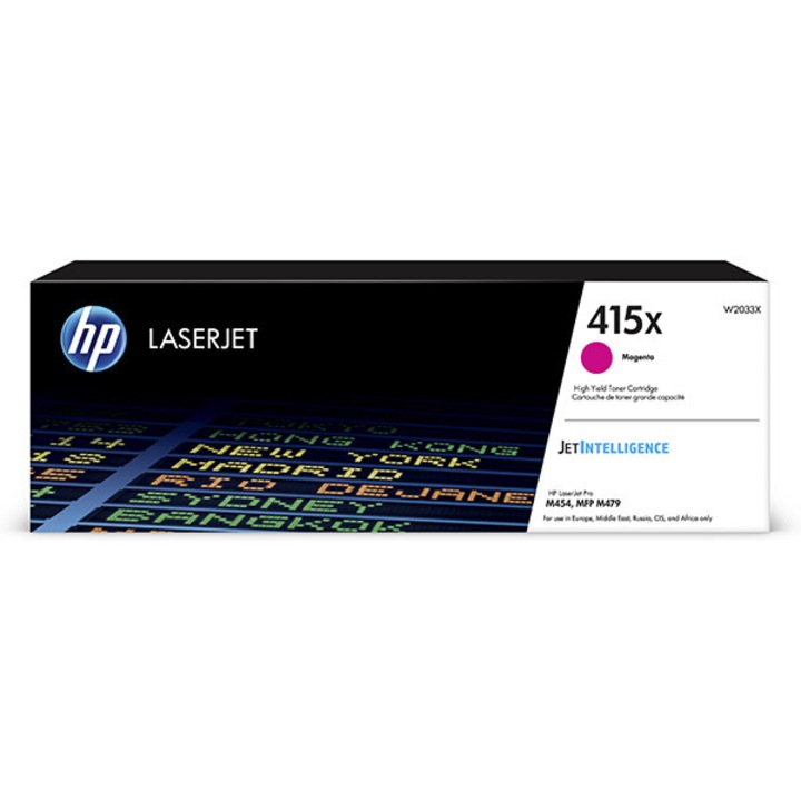 Тонер за принтер HP 415X Magenta LaserJet Toner Cartridge, pt. HP LJ M454, M479; cap. 6k стр