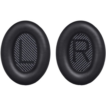 Set 2 bureti PadForce pentru casti Bose QuietComfort 35, 35 II, QC35, QC35 II, Over-Ear, Negru, Piele ecologica Set 2 bureti PadForce pentru casti Bose QuietComfort 35, 35 II, QC35, QC35 II, Over-Ear, Negru, Piele ecologica