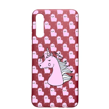 Husa Samsung Galaxy A50 / A50S, Unicorn - I Feel Unique, rezistenta la uzura, anti-alunecare, din silicon Premium, Pomegranate, PG521 Husa Samsung Galaxy A50 / A50S, Unicorn - I Feel Unique, rezistenta la uzura, anti-alunecare, din silicon Premium, Pomegranate, PG521