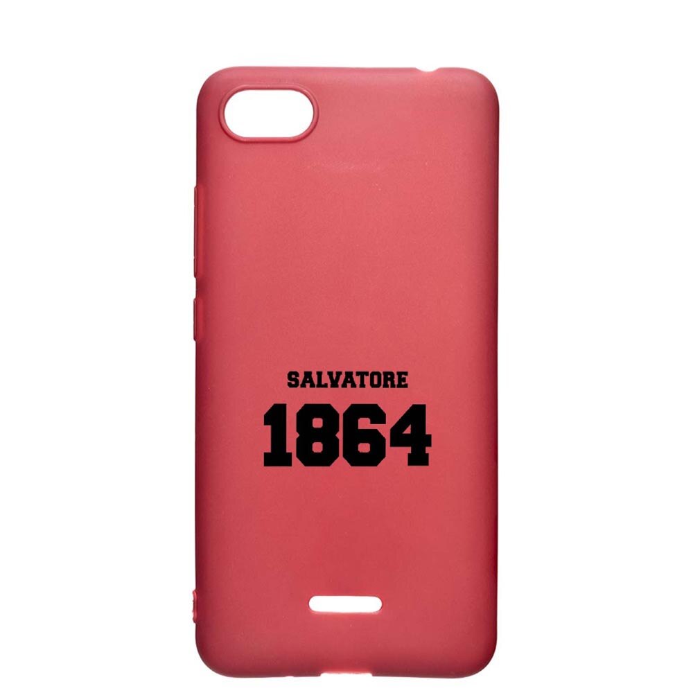 Husa Apple iPhone SE 2 / iPhone 7 / iPhone 8, Vampire Diaries - Salvatore 1864, rezistenta la uzura, anti-alunecare, din silicon Premium, Pomegranate, PG582