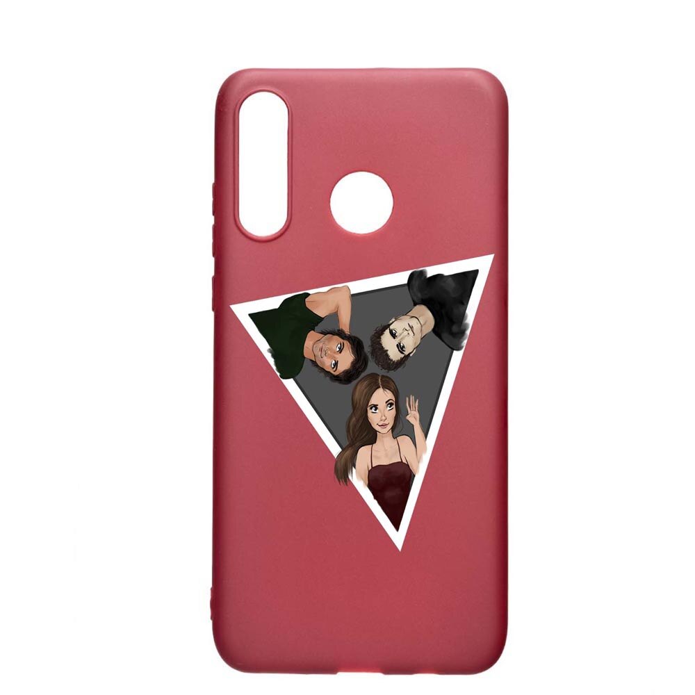 Husa Huawei P30 Lite, Vampire Diaries, rezistenta la uzura, anti-alunecare, din silicon Premium, Pomegranate, PG577