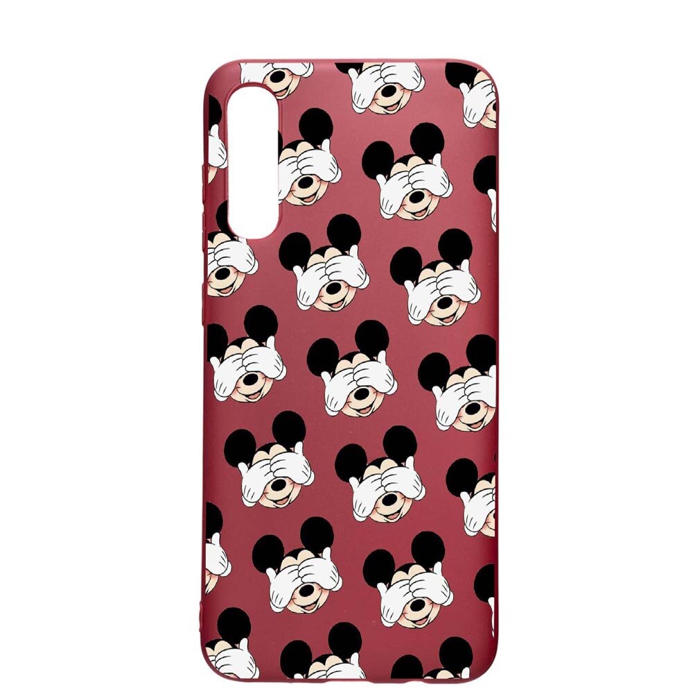 Husa Samsung Galaxy A50 / A50S, Mini Mouse, rezistenta la uzura, anti-alunecare, din silicon Premium, Pomegranate, PG603