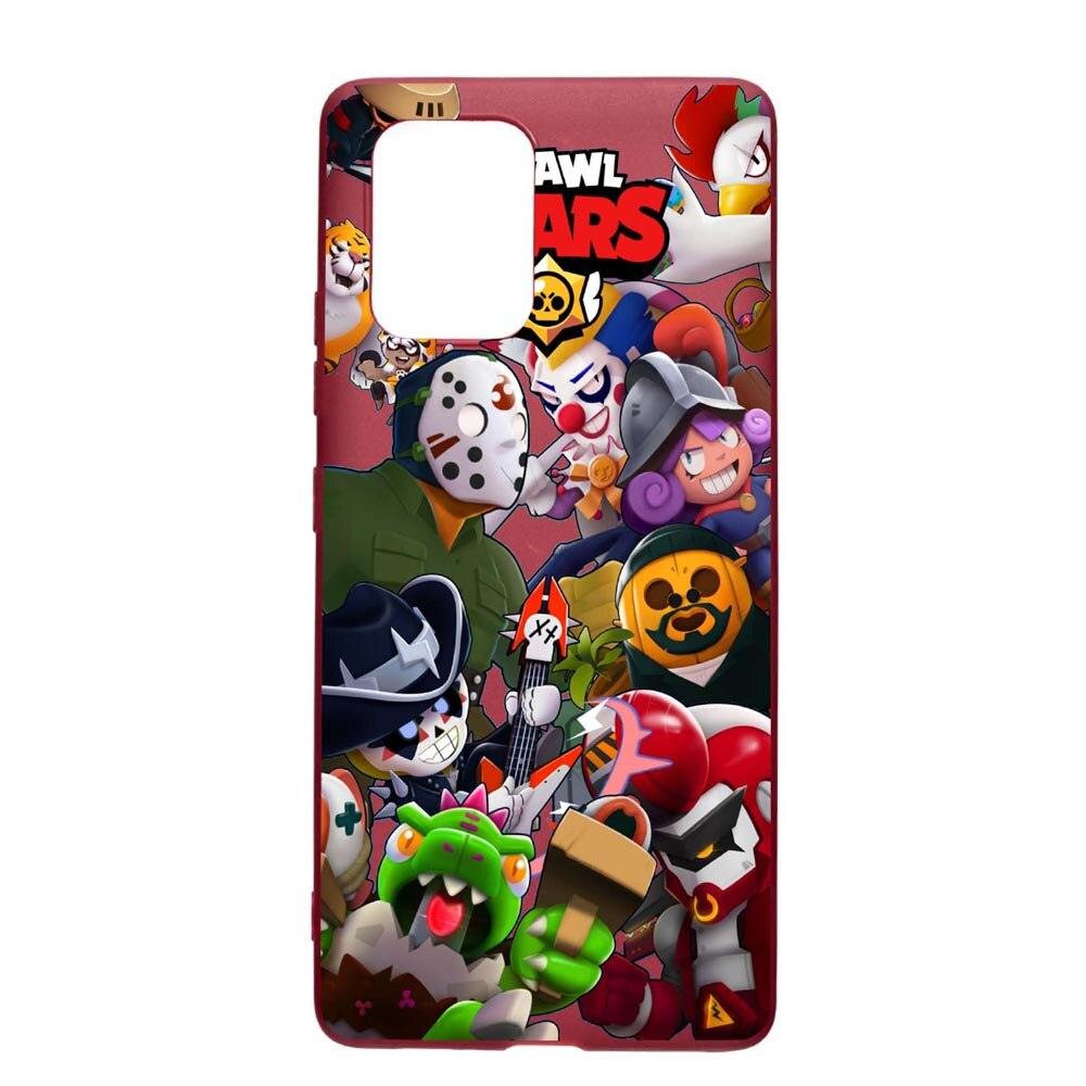 Husa Apple iPhone 11, Brawl Stars, rezistenta la uzura, anti-alunecare, din silicon Premium, Pomegranate, PG646