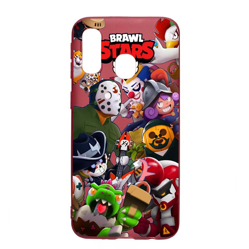 Husa Samsung Galaxy A20e, Brawl Stars, rezistenta la uzura, anti-alunecare, din silicon Premium, Pomegranate, PG646