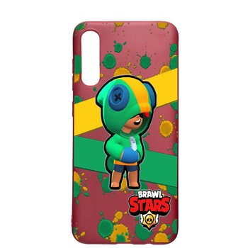 Husa Samsung Galaxy A70, Brawl Stars Leon, rezistenta la uzura, anti-alunecare, din silicon Premium, Pomegranate, PG647 Husa Samsung Galaxy A70, Brawl Stars Leon, rezistenta la uzura, anti-alunecare, din silicon Premium, Pomegranate, PG647