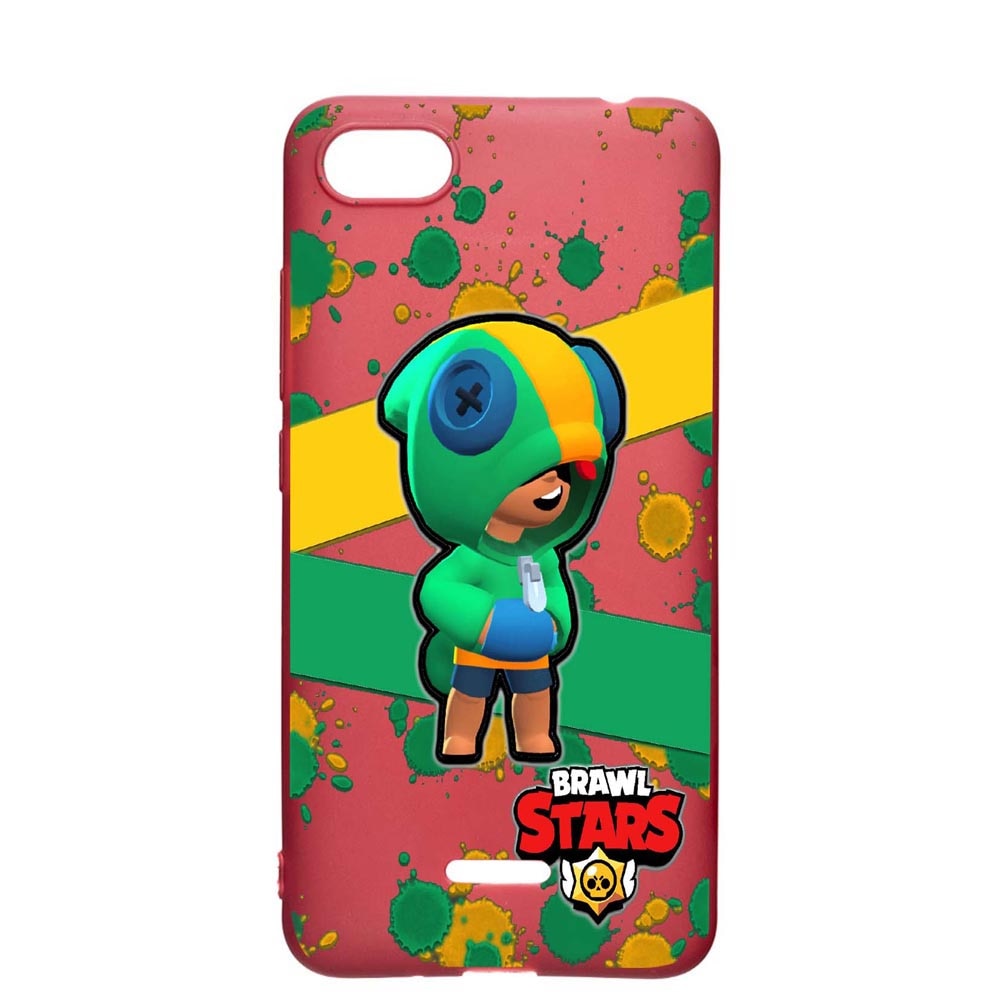 Husa Apple iPhone SE 2 / iPhone 7 / iPhone 8, Brawl Stars Leon, rezistenta la uzura, anti-alunecare, din silicon Premium, Pomegranate, PG647