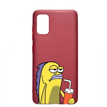 Husa Samsung Galaxy S20, Meme, rezistenta la uzura, anti-alunecare, din silicon Premium, Pomegranate, PG652 Husa Samsung Galaxy S20, Meme, rezistenta la uzura, anti-alunecare, din silicon Premium, Pomegranate, PG652