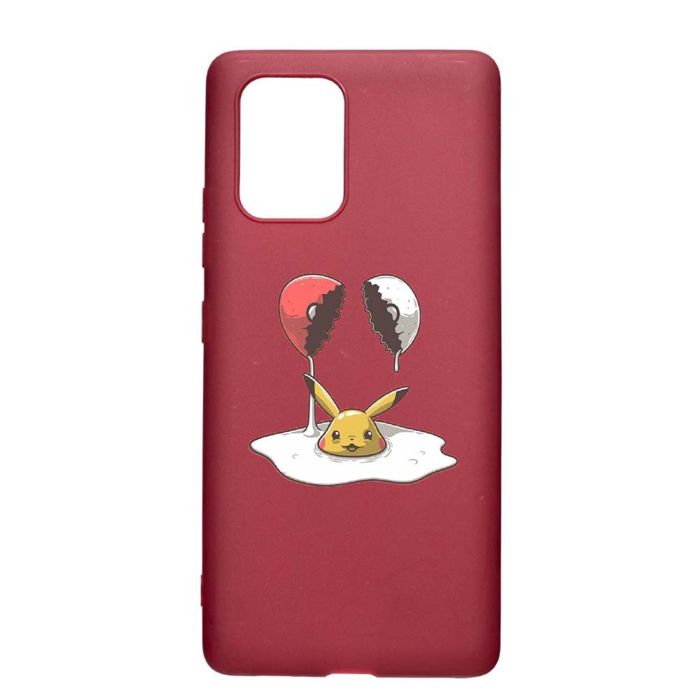 Husa Apple iPhone 11 Pro, Meme, rezistenta la uzura, anti-alunecare, din silicon Premium, Pomegranate, PG656