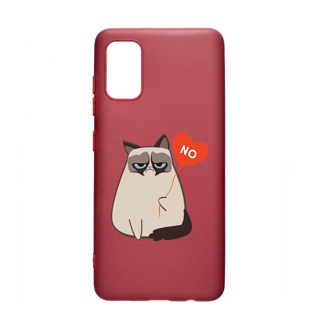 Husa Samsung Galaxy A51, Meme - Gumpy, rezistenta la uzura, anti-alunecare, din silicon Premium, Pomegranate, PG657