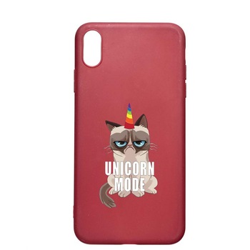 Husa Huawei Y5 2019, Meme - Gumpy Unicorn Mode, rezistenta la uzura, anti-alunecare, din silicon Premium, Pomegranate, PG654 Husa Huawei Y5 2019, Meme - Gumpy Unicorn Mode, rezistenta la uzura, anti-alunecare, din silicon Premium, Pomegranate, PG654