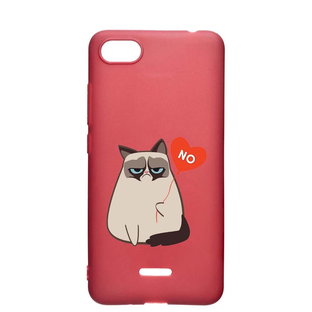 Husa Xiaomi Redmi 6A, Meme - Gumpy, rezistenta la uzura, anti-alunecare, din silicon Premium, Pomegranate, PG657