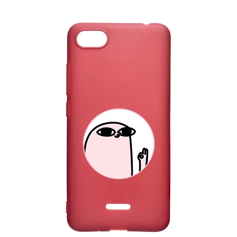 Husa Apple iPhone SE 2 / iPhone 7 / iPhone 8, Meme, rezistenta la uzura, anti-alunecare, din silicon Premium, Pomegranate, PG658