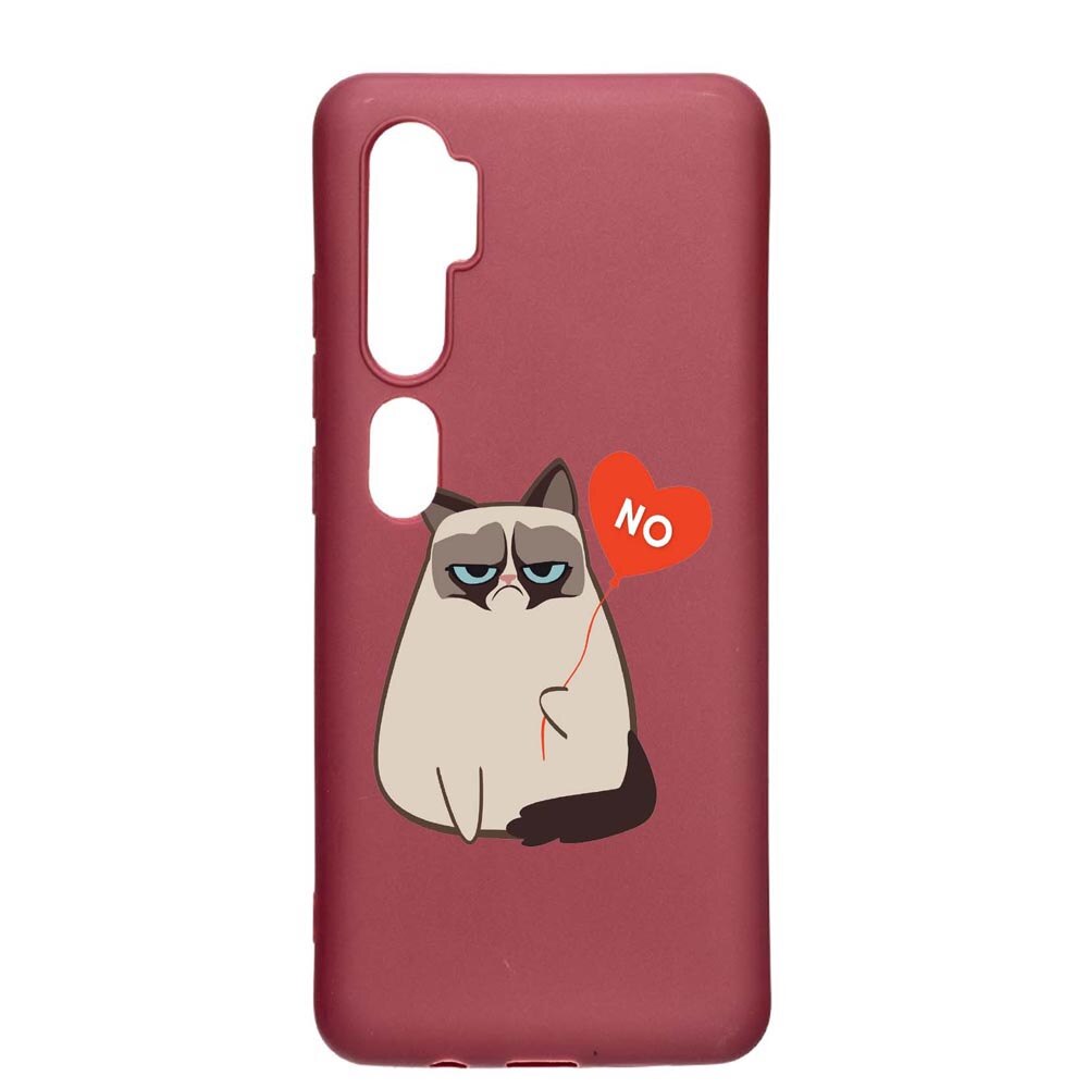 Husa Xiaomi Mi Note 10, Meme - Gumpy, rezistenta la uzura, anti-alunecare, din silicon Premium, Pomegranate, PG657