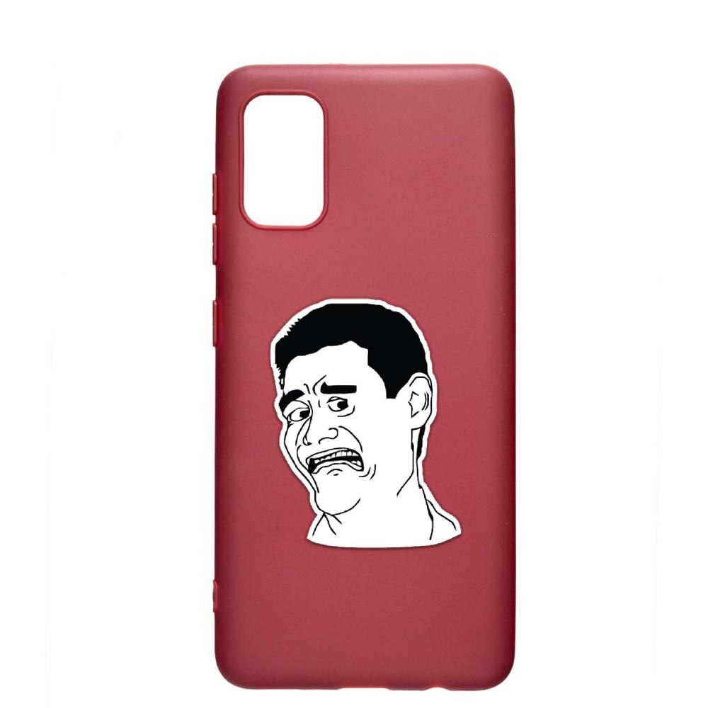 Husa Samsung Galaxy A51, Meme - Harold, rezistenta la uzura, anti-alunecare, din silicon Premium, Pomegranate, PG660