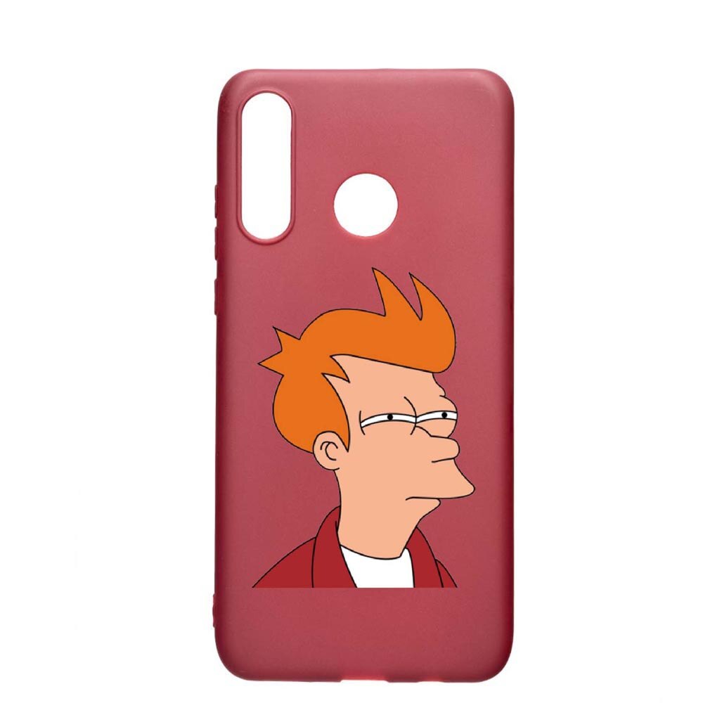 Husa Huawei P30 Lite, Meme, rezistenta la uzura, anti-alunecare, din silicon Premium, Pomegranate, PG663